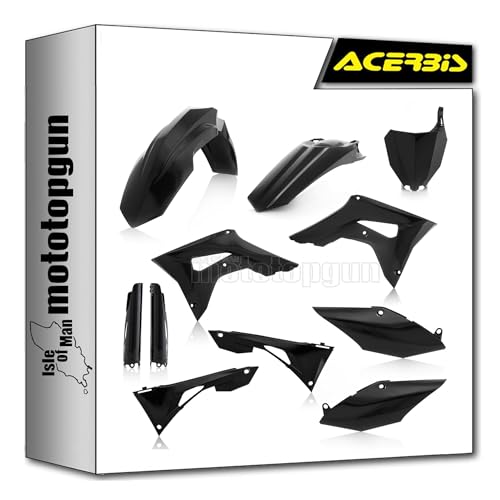 Carénage noir Acerbis 0023615.090 plastique haute résistance pour CRF 450 R