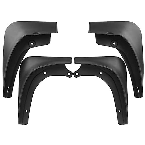 Image of Riloer Car Mud Flaps, 4PCS Front and Rear Side Splash Guards Winter Vehicle Sediment Protection, No Drilling Mudguards Fenders Compatible with Tesla Model 3 2016-2023