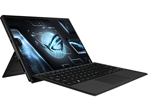 Image of ASUS ROG Flow Z13 Gaming Tablet, 13.4 inch 4K Display, RTX 3050 Ti, 12th Gen Intel Core i9, 16GB RAM, 1TB SSD, XG Mobile Dock (RTX 3080), Detachable RGB Keyboard, Stylus, Win11, GZ301ZE-XS94-B