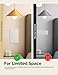 MOES WiFi Smart Light Switches, No Netural Wire No Hub Required, 2.4GHz Single Pole Switch, Compatible with Alexa Google Assistant