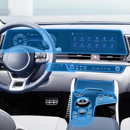 Film PPF protection console centrale Kia Sportage 2022-2023 mat - 2