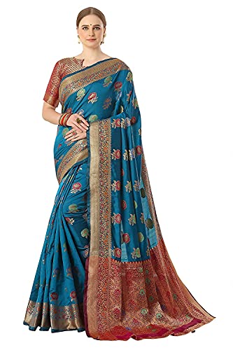 Sari en soie mélangée Aashita Creations 1179 au tissage Kanjivaram haut de gamme