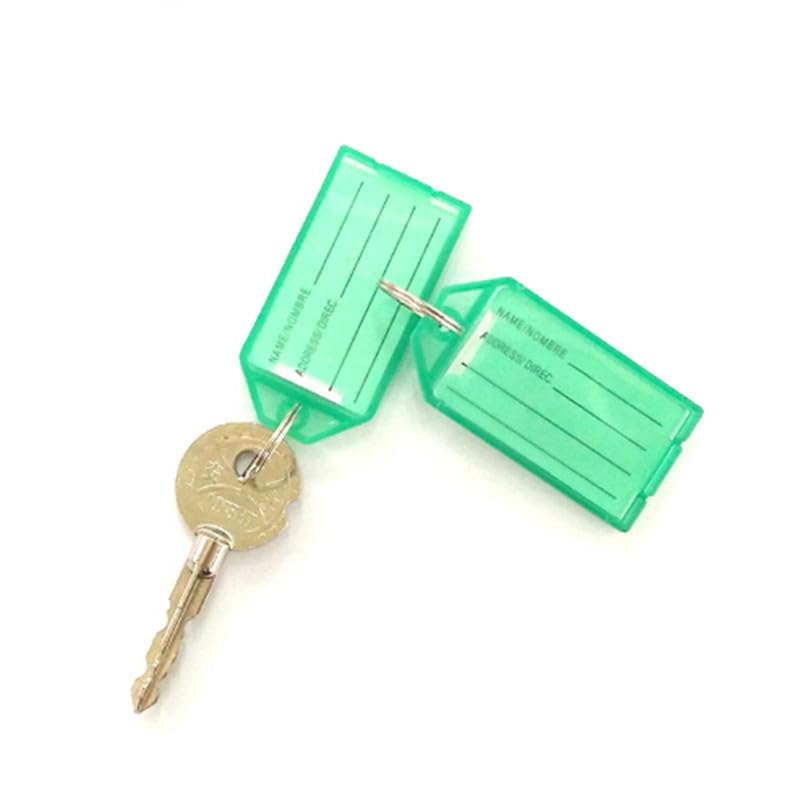 Ahlsen Clef Etiquette, Porte-Clés En Plastique 10 Couleurs, Porte Clés