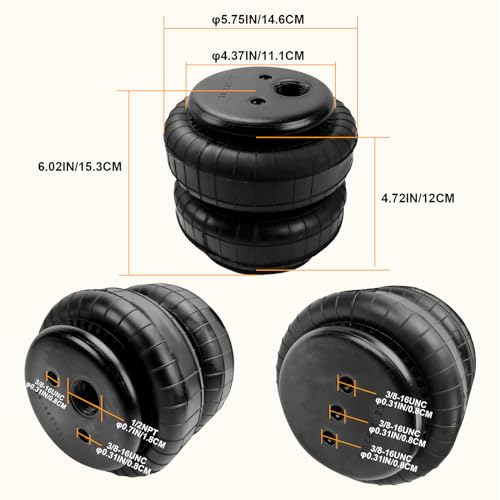Image of MILLISEC Rear Air Suspension Kit for 1999-2004 Ford F250 (2WD & 4WD)