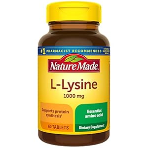 Nature Made L-Lysine 1000 mg, Dieta...