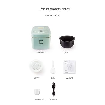 車載・家庭用 AMIEROUS 青3L炊飯器 スマートコントロールパネル