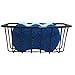 Neat-O Durable Steel Construction Color Coated Large Suction Cups Kitchen Sink Sponge Storage Organizer Holder (Black)
