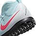 Nike Jr. Phantom Luna 2 Academy Little/Big Kids' TF Soccer Shoes (FJ2610-300, Mint/Off Noir/Atomic Red) Size 3.5