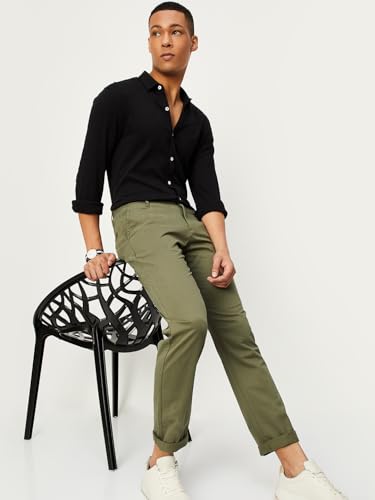 Image of Max Men's Slim Fit Mid Rise Pants