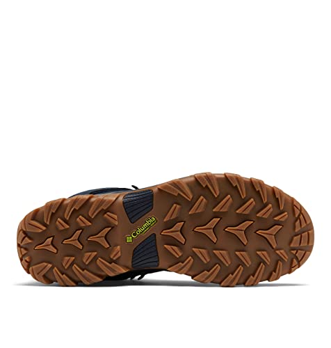 Columbia Men's Newton Ridge Plus II Waterproof Hiking Boot Shoe, Abyss/Dark Mountain, 11 Wide