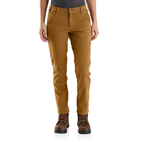 Carhartt Damen Rugged Flex® Relaxed Fit Arbeitshose aus Köper mit...