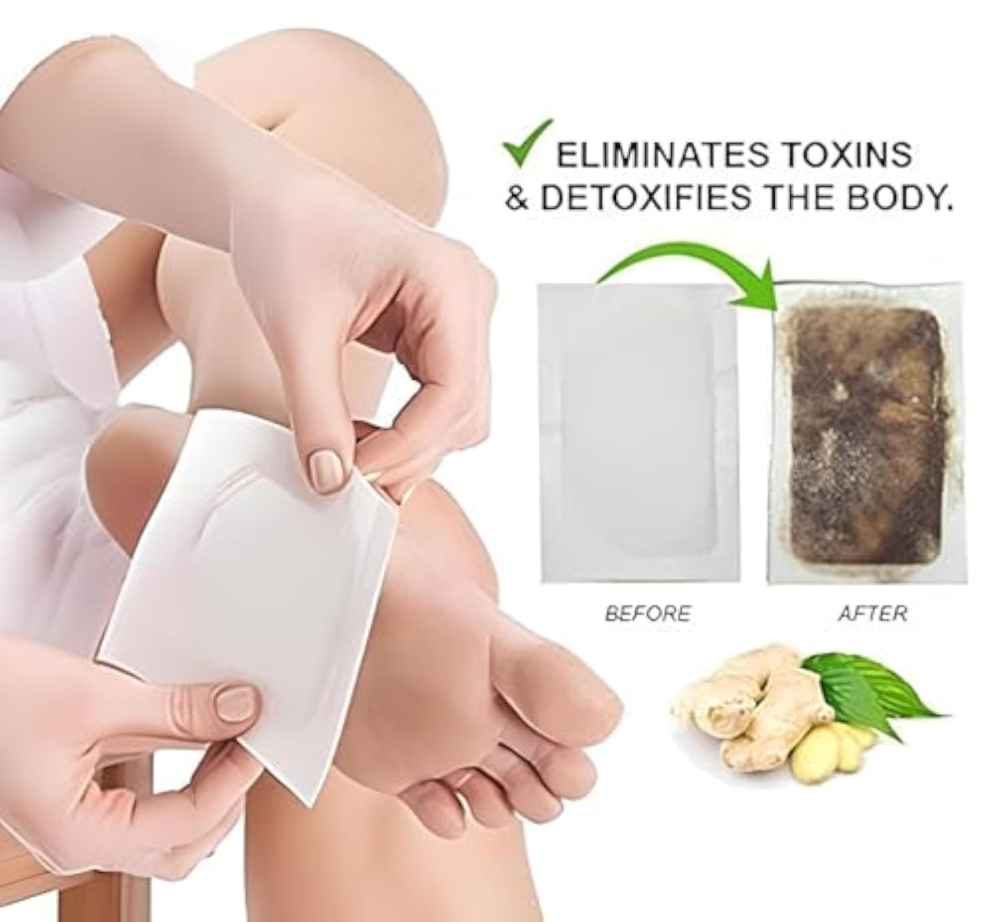 Premium Detox Foot Patches, Pack of 10