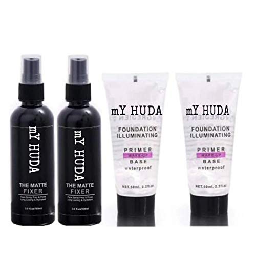 Buy My huda 2pc Makeup Gel Primer 30ml Tube & 2pc Makeup Fixer 100ml