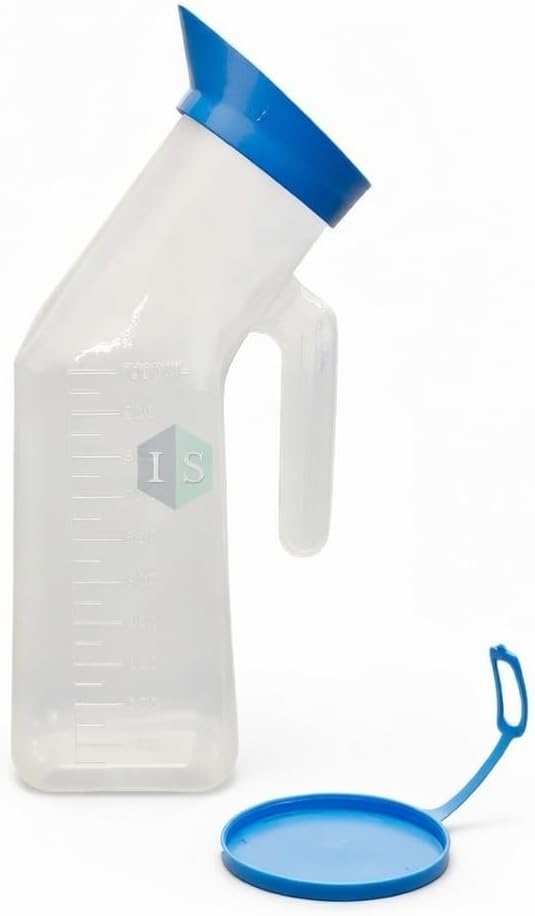 IS IndoSurgicals Unisex Polypropylene Autoclavable Urinal (1000 Ml)