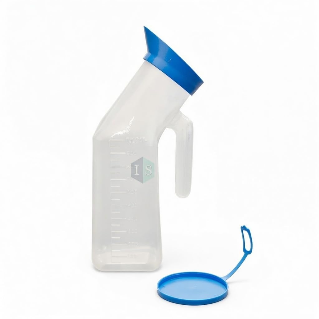 IS IndoSurgicals Unisex Polypropylene Autoclavable Urinal (1000 Ml)