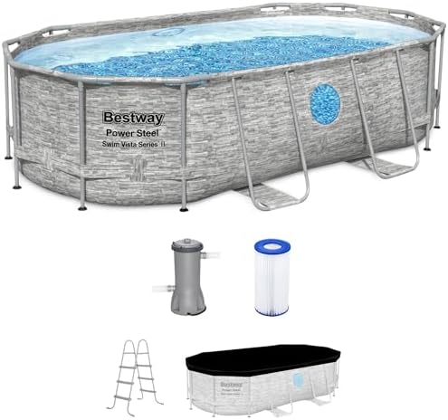 Above Ground Pool with Filter and Heater: Which One Will Surprise You? 7 Bestway Power Steel Swim Vista Series II 14