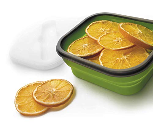 LACOR - 69123 - Deshidratador de Alimentos, Desecadora de Fruta, 5 Bandejas Ajustables, Temperatura Ajustable, Potencia: 245w, 13.5 Litros, Plástico, Blanco