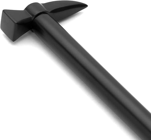 Miniatura 2 de Bastón medieval para caminar estilo único diseñado negro de madera de haya eje de aleación de zinc cabeza bastón