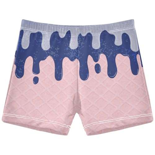Boys Swim Trunks Quick Dry Bathing Suit Pink Ice Cream Blue Sky Toddler Swim Shorts Boardshorts Swimwear 3-10