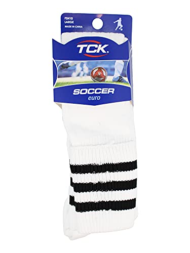 Image of Soccer Socks With Fold Down Top - European Style for Adults - Men and Women