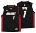 Adidas Revolution 30 Miami HEAT Chris Bosh Youth Black Replica Jersey