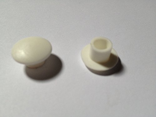 Preisvergleich Produktbild 20 Kunststoffkappe, Bohrkappe, Bohrkappen, Kopf Halbrund gerader Schaft Ø7,0 (weiß (33372))