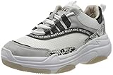  MUSTANG Damen 1294-304-12 Sneaker, Weiß (Weiß/Grau 12), 37 EU