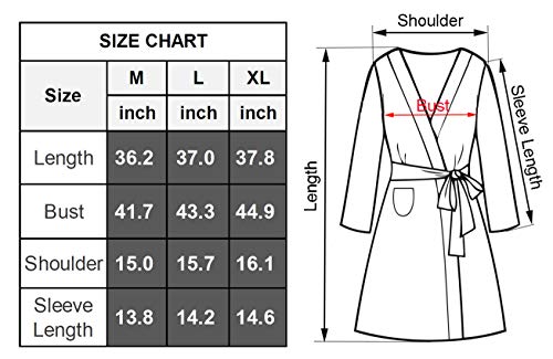 Women's Bride Bridesmaid Robes Silky Dusty Blue Kimono Robes Bathrobes Short Sleepwear For Women Emerald Green, Medium #TOP6