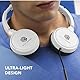 Music Sound | Bügelkopfhörer mit Kabel Over Ear Basic | On-Ear-Kopfhörer Faltbarer Kopfbügel mit 1,2 m Anti-Tangle-Kabel und integriertem Mikrofon - 3,5-mm-Klinkenanschluss – Farbe Weiß