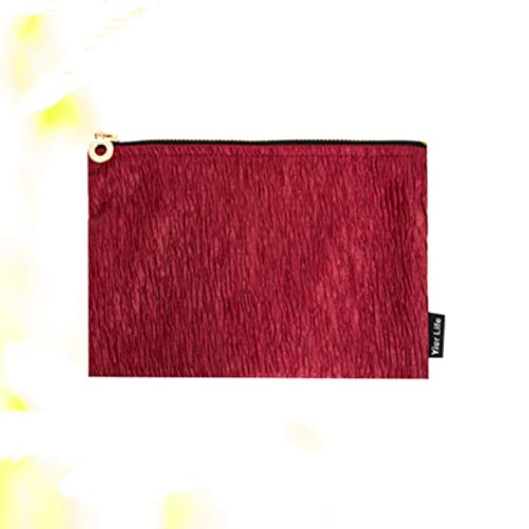 Fashion Makeup Bag Portable Stitching Cosmetics Storage Pouch