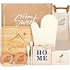 House Warming Gifts New Home, New Home Gifts Ideas for New Homeowners, New House Gift Basket, Realtors Closing Gifts for Home Buyers, Home Sweet Home Bamboo Serving Board for Couple Women Men