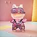 Clothes Designer for Labubu Dolls Accessories, Stylish Kawaii Dress Clothing Outfit Set ropa for 17cm Doll (No Doll Included) (SET5)