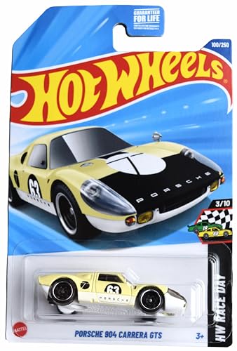 Hot Wheels Porsche 904 Carrera GTS 1:64 Amarillo miniatura 1