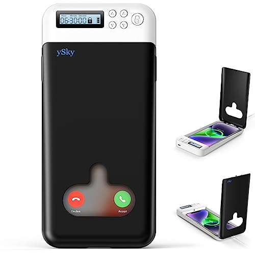 ySky Cell Phone Lock Box with Timer for iPhone and Android Phones