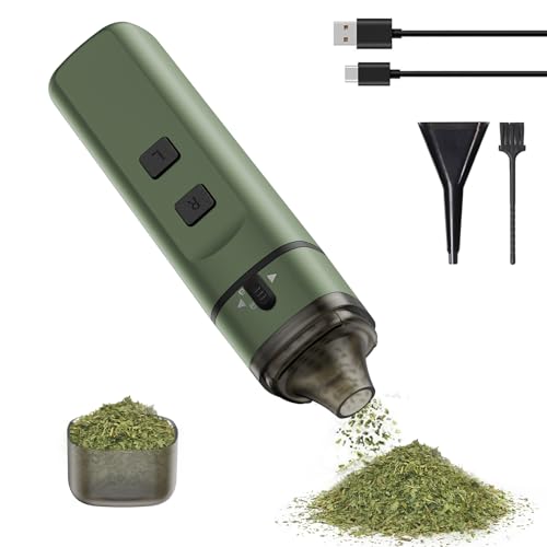 PINVOK Automatic Electric Spice Grinder,USB Rechargeable Powered, Mini Portable Spice Mill Machine for the Kitchen