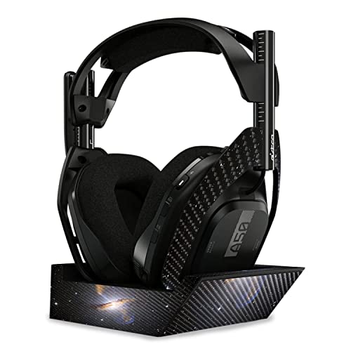 Image of MightySkins Carbon Fiber Skin Compatible with Astro A50 Wireless Headphones + Base Station (Gen 4) - Centaurus | Protective, Durable Textured Carbon Fiber Finish | Easy to Apply | Made in The USA