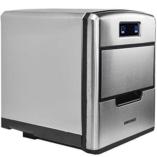 Gino Gelati GG-175W de Luxe Digitaler Edelstahl Eiswürfelbereiter Eiswürfelmaschine Icemaker – Bild 6