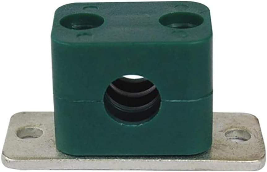 5PCS Pipe Bolted Plastic Clip Clamp Tube Fastener Assortment Kit Dia 6/8/9/10/12/14/1516/18/19/20/22/24/25/27/28/30/32/35mm(Diameter 19mm)