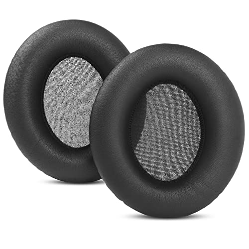 KNS8400 Earpads Headband Replacement para audífonos KRK KNS 8400/KNS 6400 | Almohadillas de repuesto de cuero proteico duradero y espuma de alta densidad, negro miniatura 4