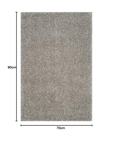 Image of Shaggy Super Soft Carpet for Home & Living Room Size - 5 X 7 Ft (Silver)