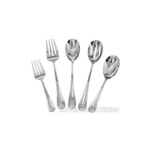 Waring Complete Elegant Regency Line 5-Piece Flatware Serving Set, Utensil Serving S. by Update International