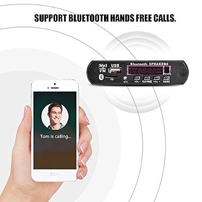 Bluetooth MP3 Decoder Module Board, USB TF FM Hands-Free Wirelss MP3 WMA Audio Module Decorder Board