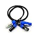 3-Pin XLR Combo Cable – 1M/3ft – Durable Audio & Power Hybrid Cable for Stage, DJ, PA System