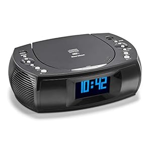 Karcher Ur 1309D Wekker Met Mp3-/Cd-Speler En Dab+/Fm-Radio, Wekker Met Dual-Alarm, USB-Oplader & Back-Up Batterij, Zwart
