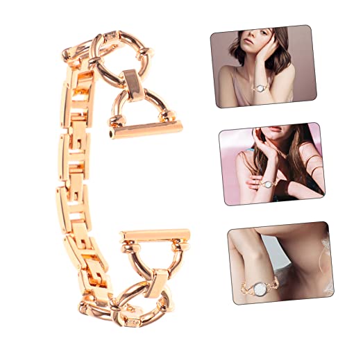 Bracelet montre interchangeable doré et délicat Uonlytech - 4
