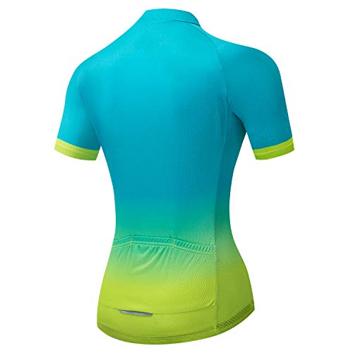 Cycling Jersey Women Aogda Bike Shirts Team Bicycle Clothing Ladies Biking Tops Tights (A006,XXX-Large)