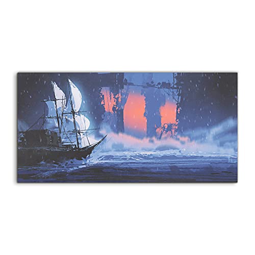 Image acrylique 120x60cm salon et grand tableau de mer