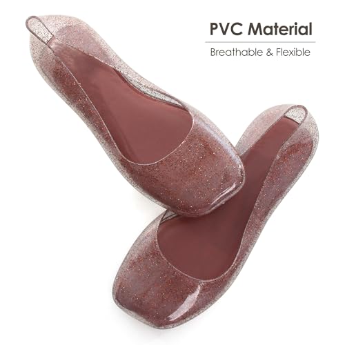 Image of Dear Time Women Flat Heel Summer Beach Jelly Shoes