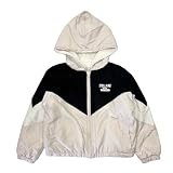 [こどもじかん] キッズ アウター 女の子 暖かい フリース ボア ジャケット リバーシブル ジュニア 子供服 フードつき スノーコート もこもこ ジャンパー ブルゾン ジャケット 子供(ベージュ 140cm)