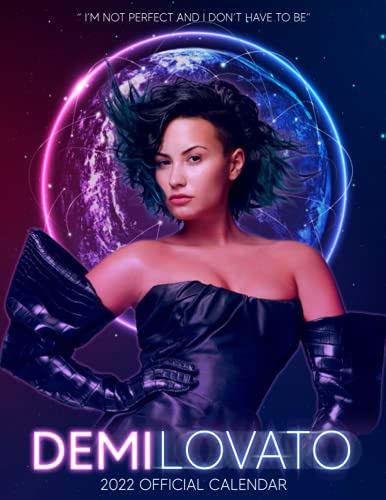 Demi Lovato Calendar 2022: Demi Lovato 2022 Planner with Monthly Tabs and Notes Section, Demi Lovato Monthly Square Calendar with 18 Exclusive Photos